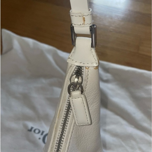 Dior White Leather Hobo Bag - Picture 5 of 5